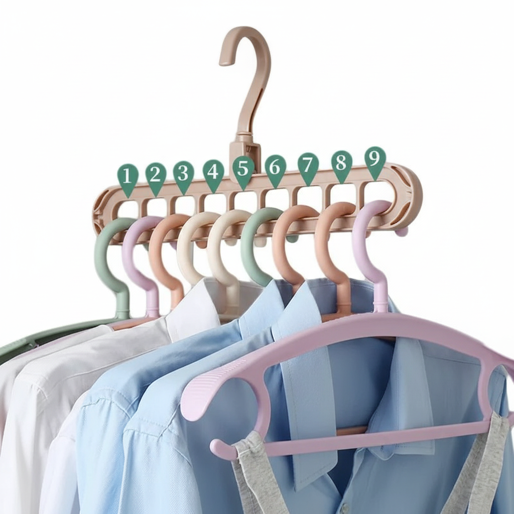 Smart vikbar klädhängare